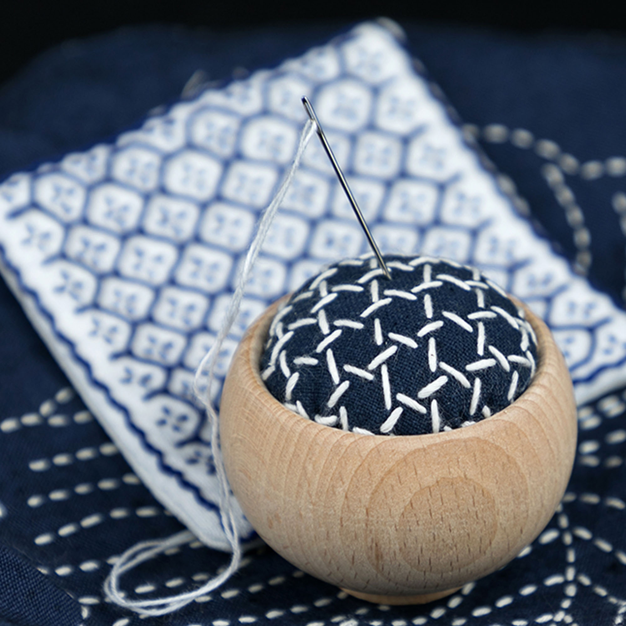 Sewing Pin Cushion - Подушка с булавкой, в японском стиле,