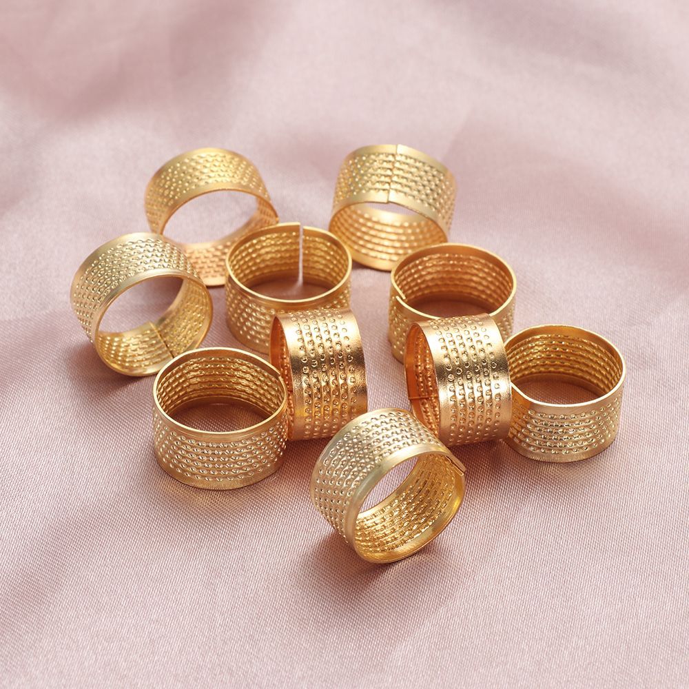Sewing Thimble Metal - Винтажный металлический наперсток-кольцо для шитья и