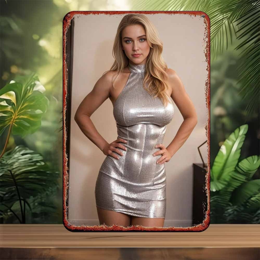 Dress Form Mannequin - Манекен-торс SHEINMETAL серебристого металлического цвета для