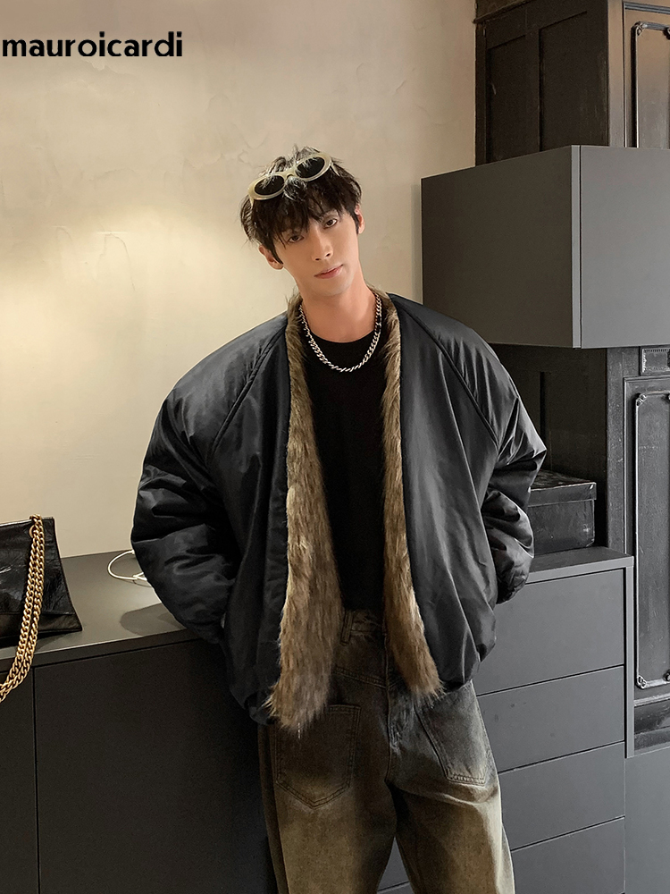 Sewing Jackets - Зимняя крутая Толстая теплая пушистая мохнатая