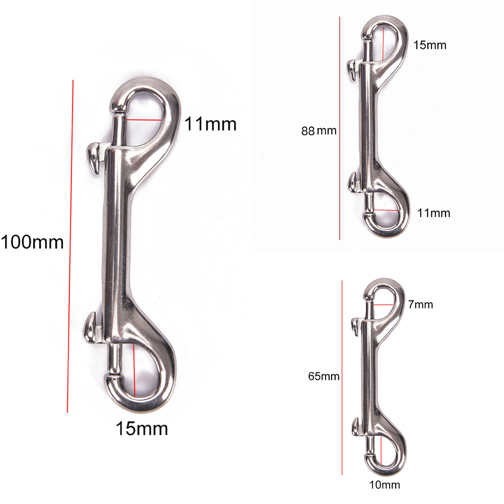 Hook Eye Fastener - Двусторонний крюк для дайвинга 65 мм/88