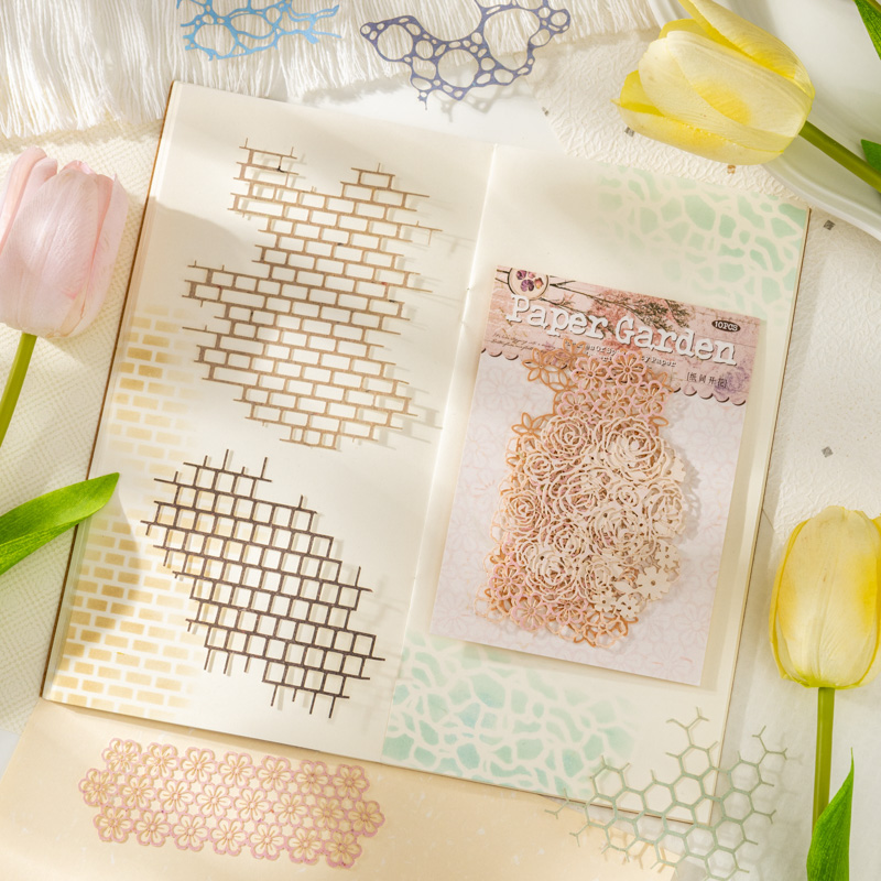 10 шт., винтажные текстурные м – обзор и цена Pattern Tissue Paper