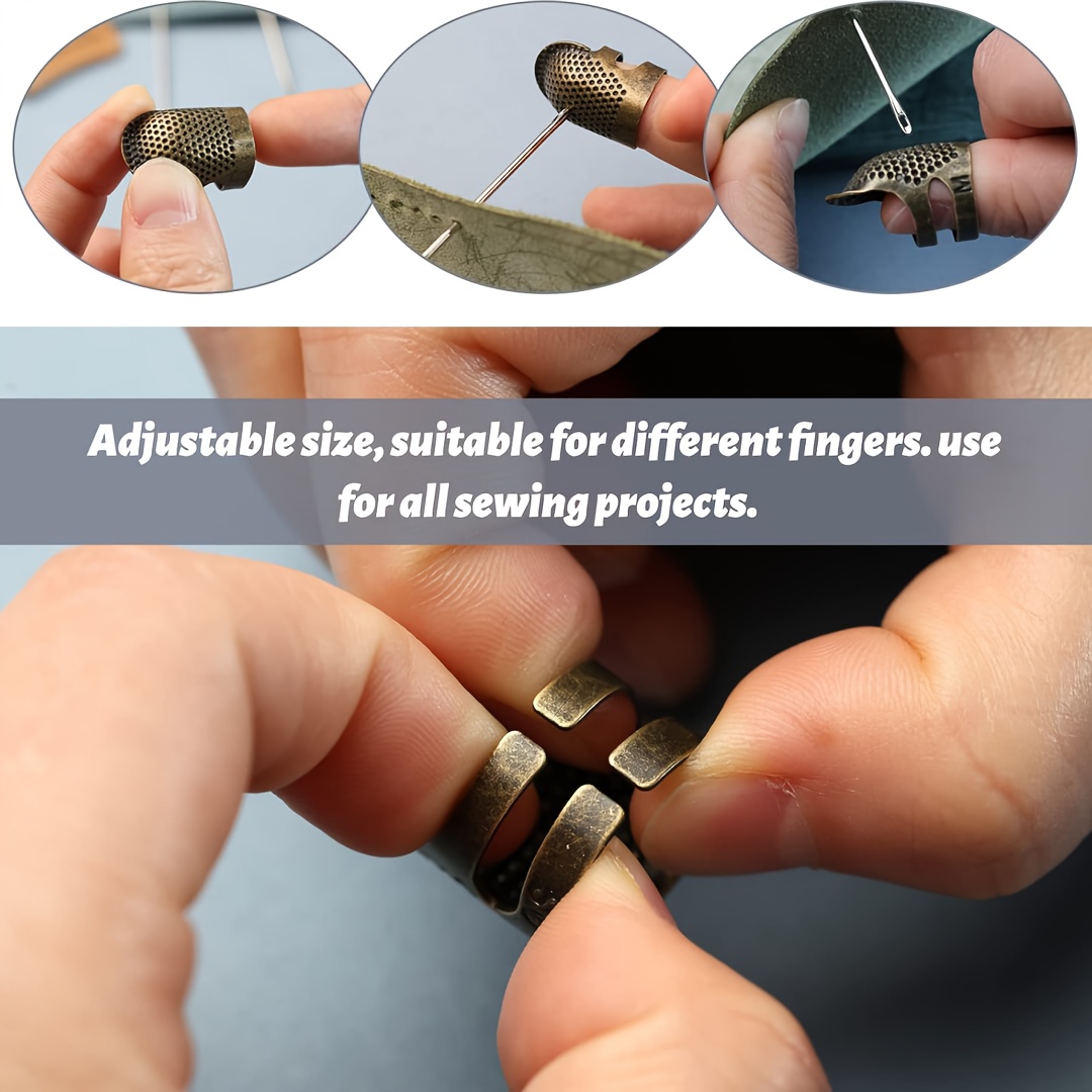 Швейные наперстки, регулируемы – обзор и цена Sewing Thimble Metal