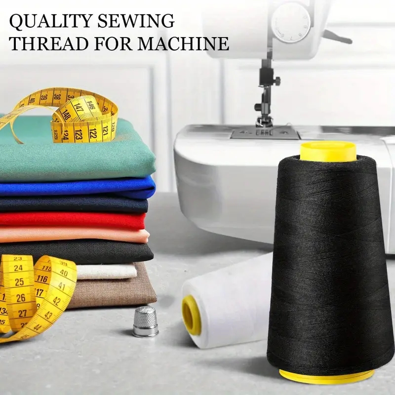 3 черных + 3 белых конуса для  – обзор и цена Serger Thread Cone
