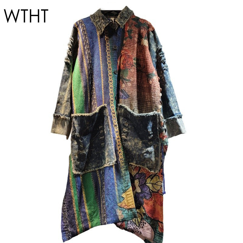 WTHT модное женское джинсовое  – обзор и цена Sewing Jackets