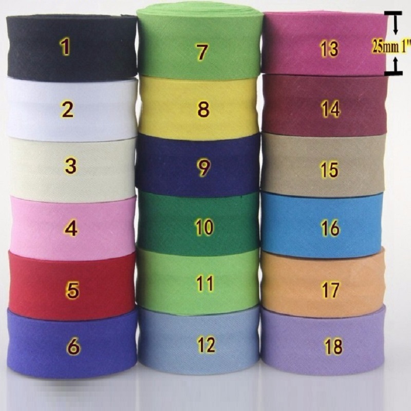 25 мм x 5 метров, хлопковая Ск – обзор и цена Binding Tape Bias