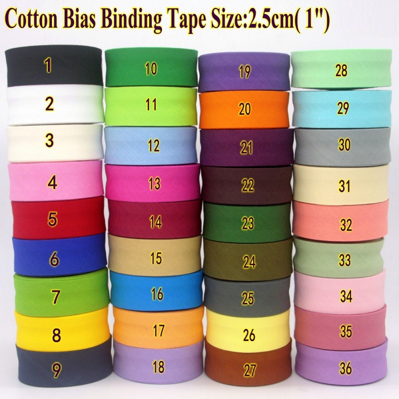 25 мм x 5 метров, хлопковая Ск – обзор и цена Binding Tape Bias