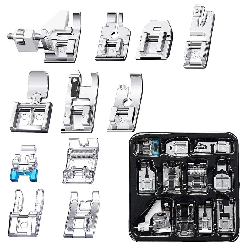 Набор прижимных лапок YLS-11Pc – обзор и цена Sewing Zigzag