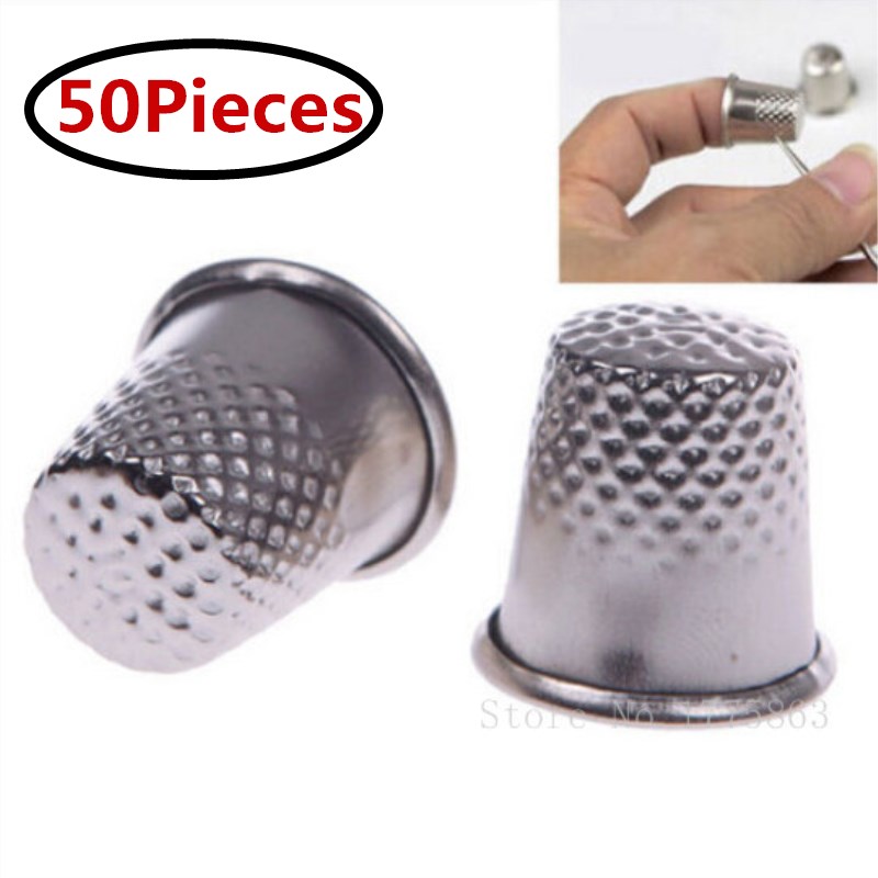 50 шт., наперсток для пальцев, – обзор и цена Sewing Thimble Metal