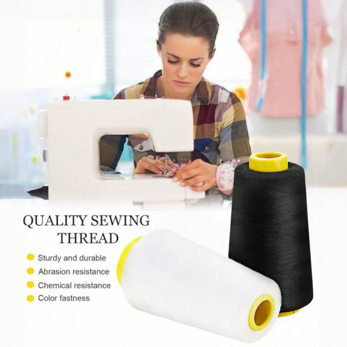 1-6 рулонов, 3000 ярдов, кажда – обзор и цена Serger Thread Cone