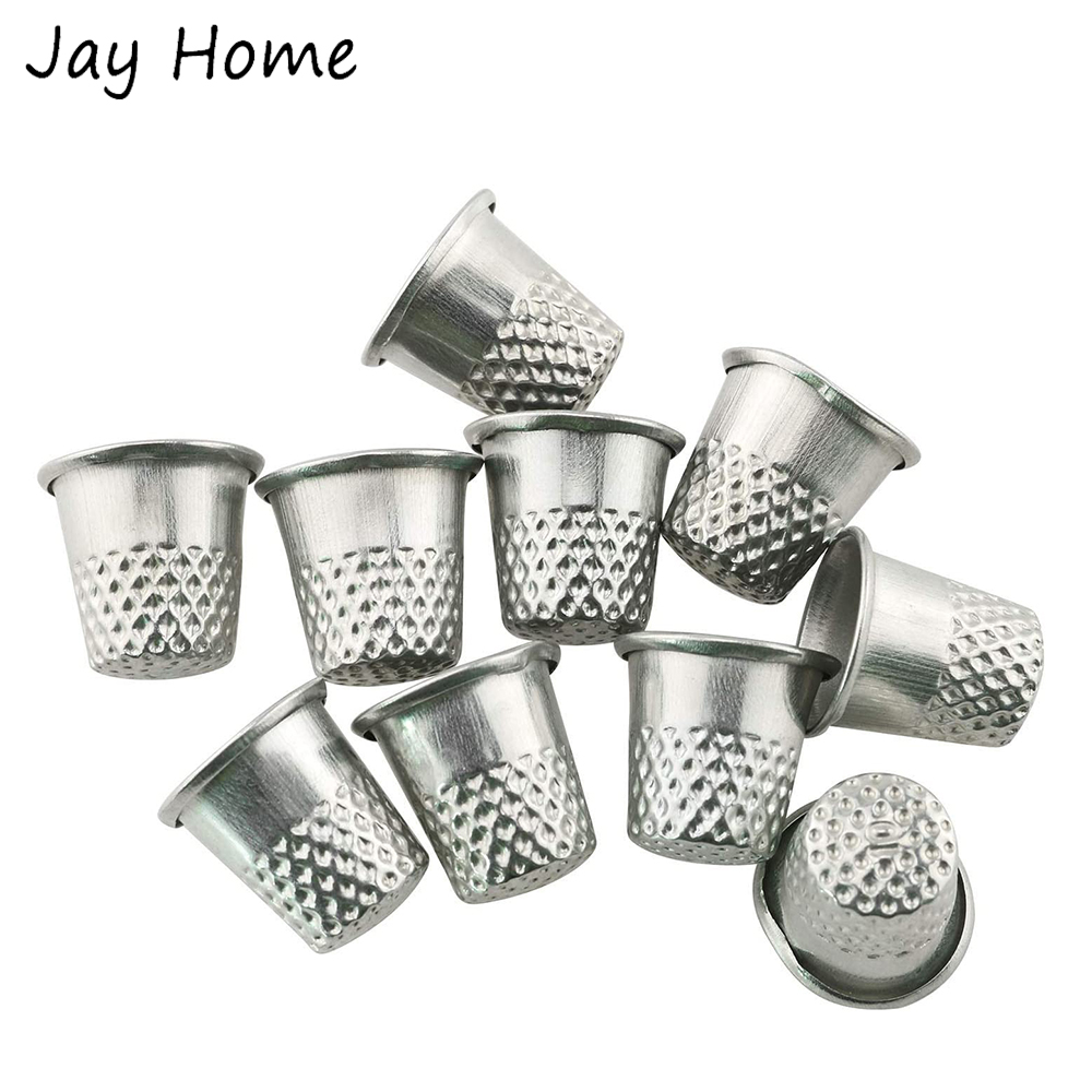 5/10 шт покрытые серебром Швей – обзор и цена Sewing Thimble Metal