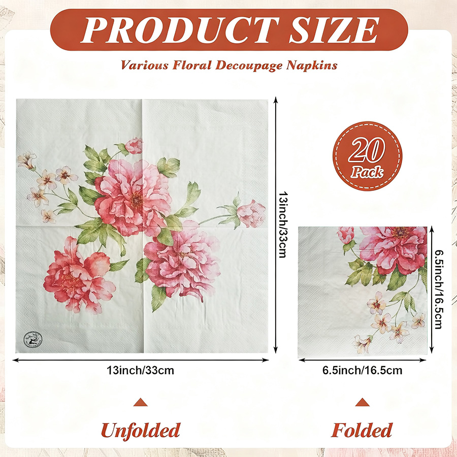 20 шт. разноцветных бумажных с – обзор и цена Pattern Tissue Paper