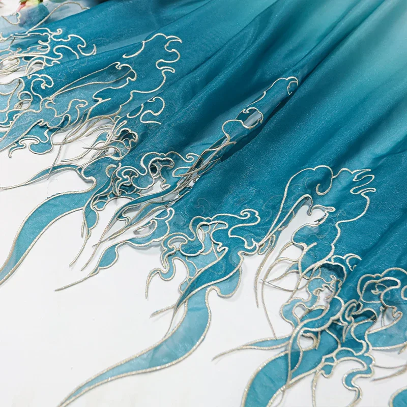 Ткань с вышивкой в китайском с – обзор и цена Sewing Cloth