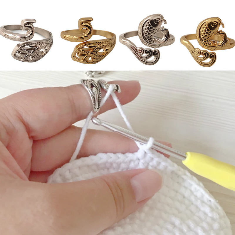Кольцо для вязания, петля для  – обзор и цена Sewing Thimble Metal