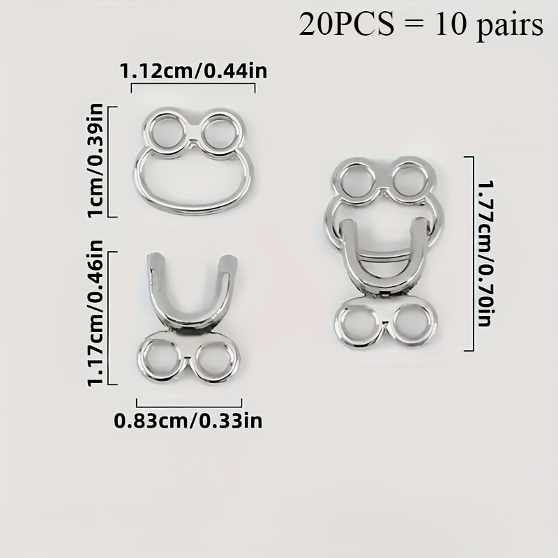 50 комплектов металлических не – обзор и цена Hook Eye Fastener