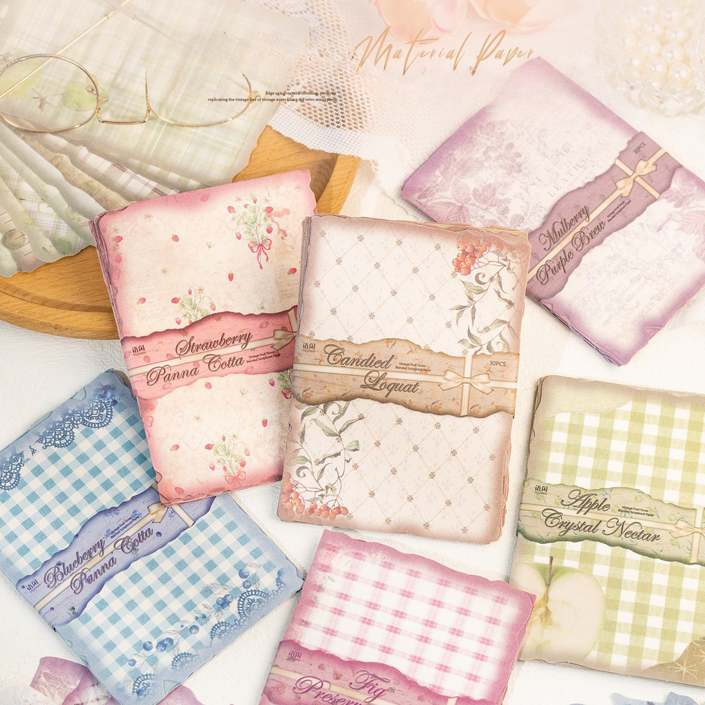 30 листов винтажной бумаги для – обзор и цена Pattern Tissue Paper
