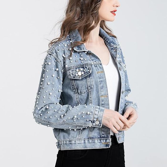 Новые джинсовые куртки с жемчу – обзор и цена Sewing Jackets