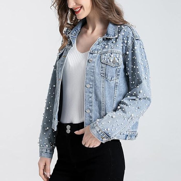 Новые джинсовые куртки с жемчу – обзор и цена Sewing Jackets