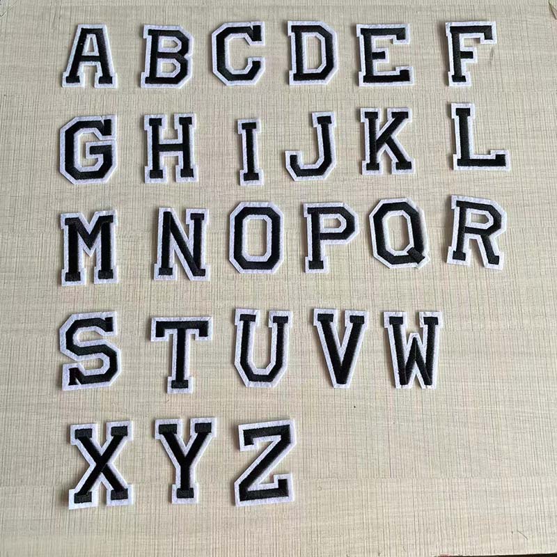 10 шт., 26 шт./набор (A~Z) чер – обзор и цена Interfacing Iron On