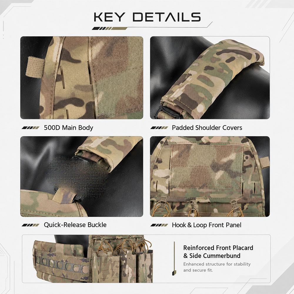 Тактический жилет-набор MOLLE  – обзор и цена Shoulder Pad Set In
