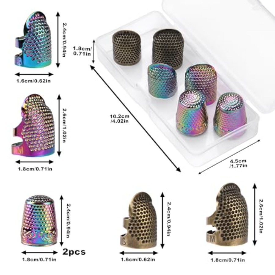 Наперстки для ручного шитья, 6 – обзор и цена Sewing Thimble Metal
