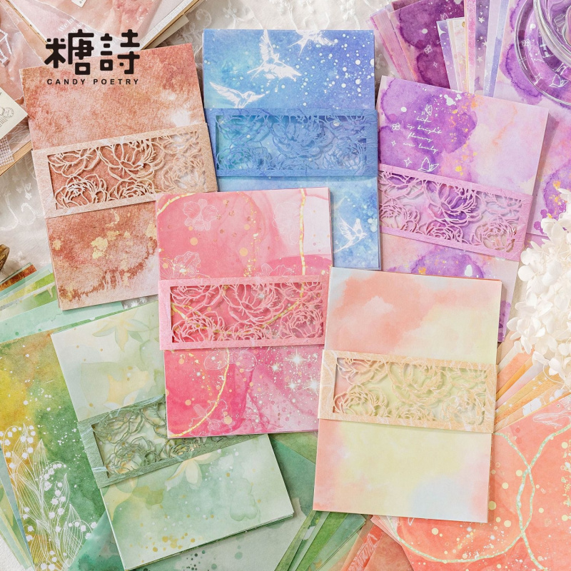 20 шт./лот, винтажные цветные  – обзор и цена Pattern Tissue Paper