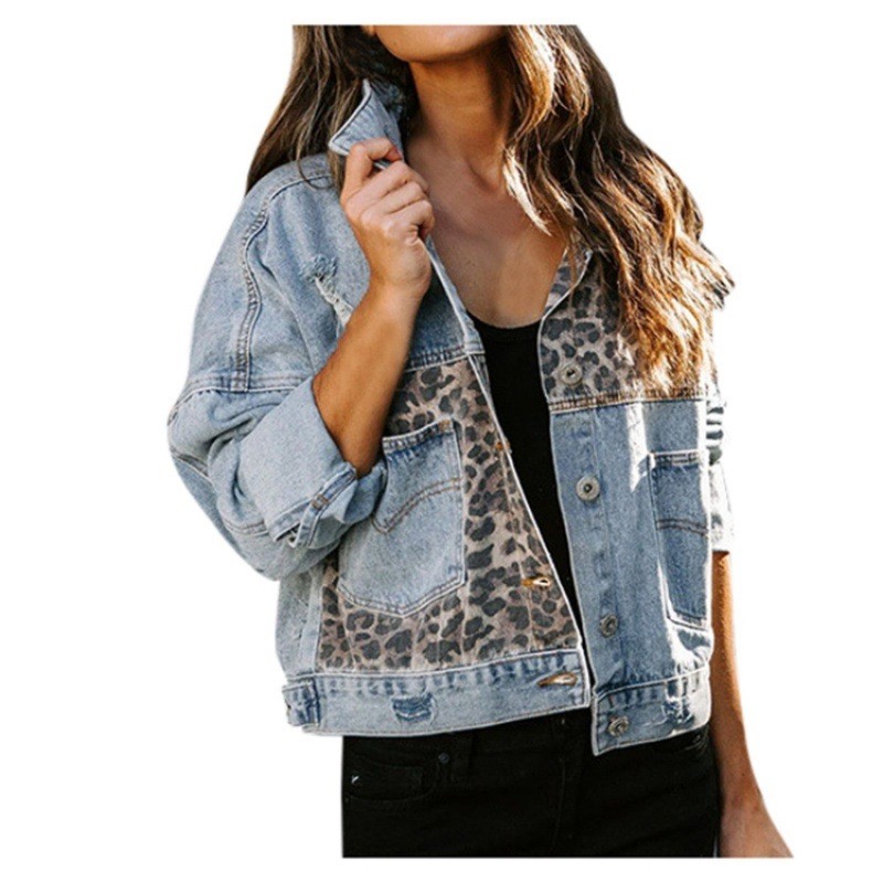 Джинсовая куртка с леопардовой – обзор и цена Sewing Jackets